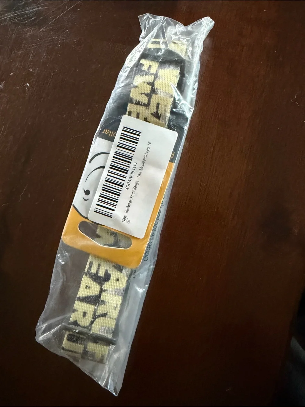 NWT: Ruffwear logo Front Range Dog Collar